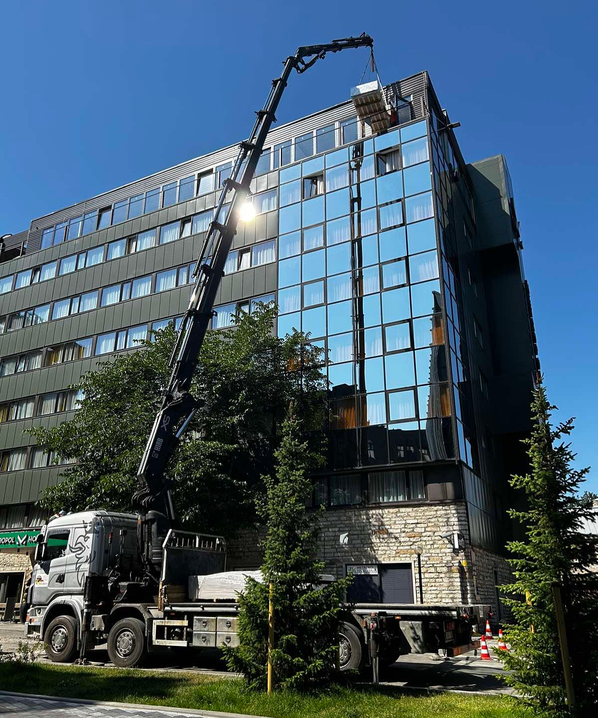 Кран 30м. / Грузоперевозки / Услуги крана