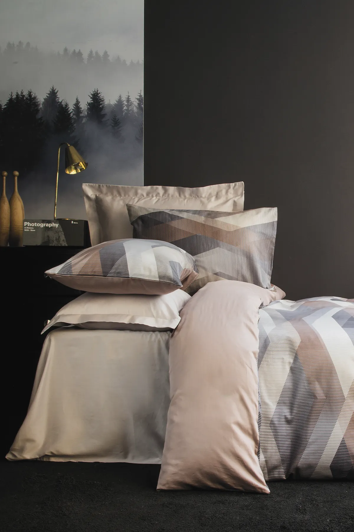 Satiinpuuvillased voodipesukomplektid