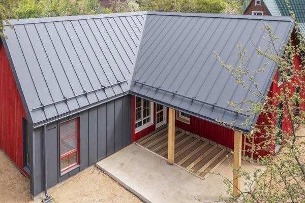 Klassikprofiil 480mm. Matt PUR 0.60mm RR23 tumehall või RR32 tumepruun