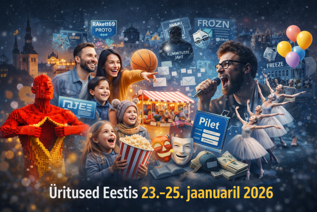 Üritused Eestis 23.–25. jaanuaril 2026 – suur ülevaade