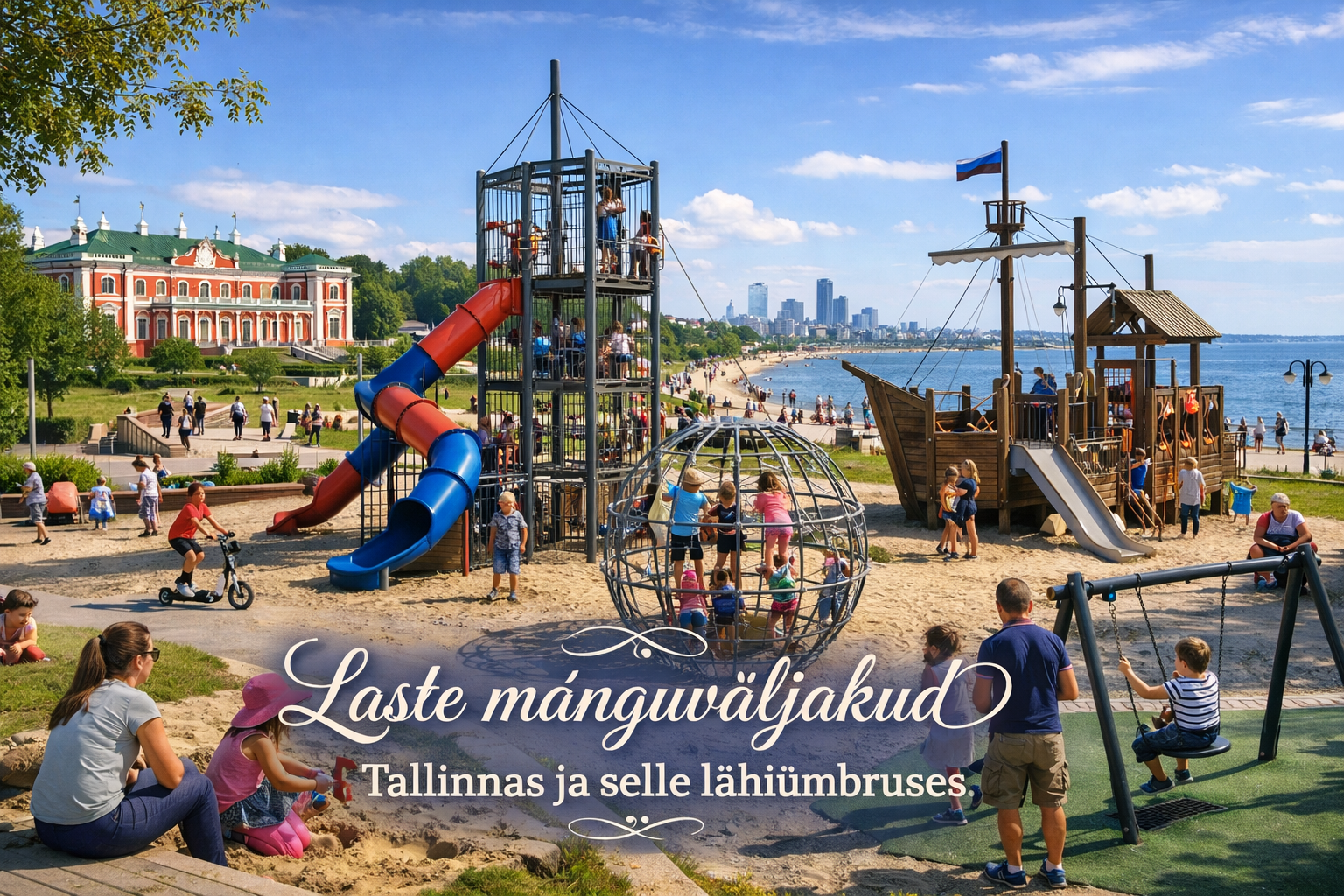 Suured laste mänguväljakud Tallinnas ja selle lähiümbruses